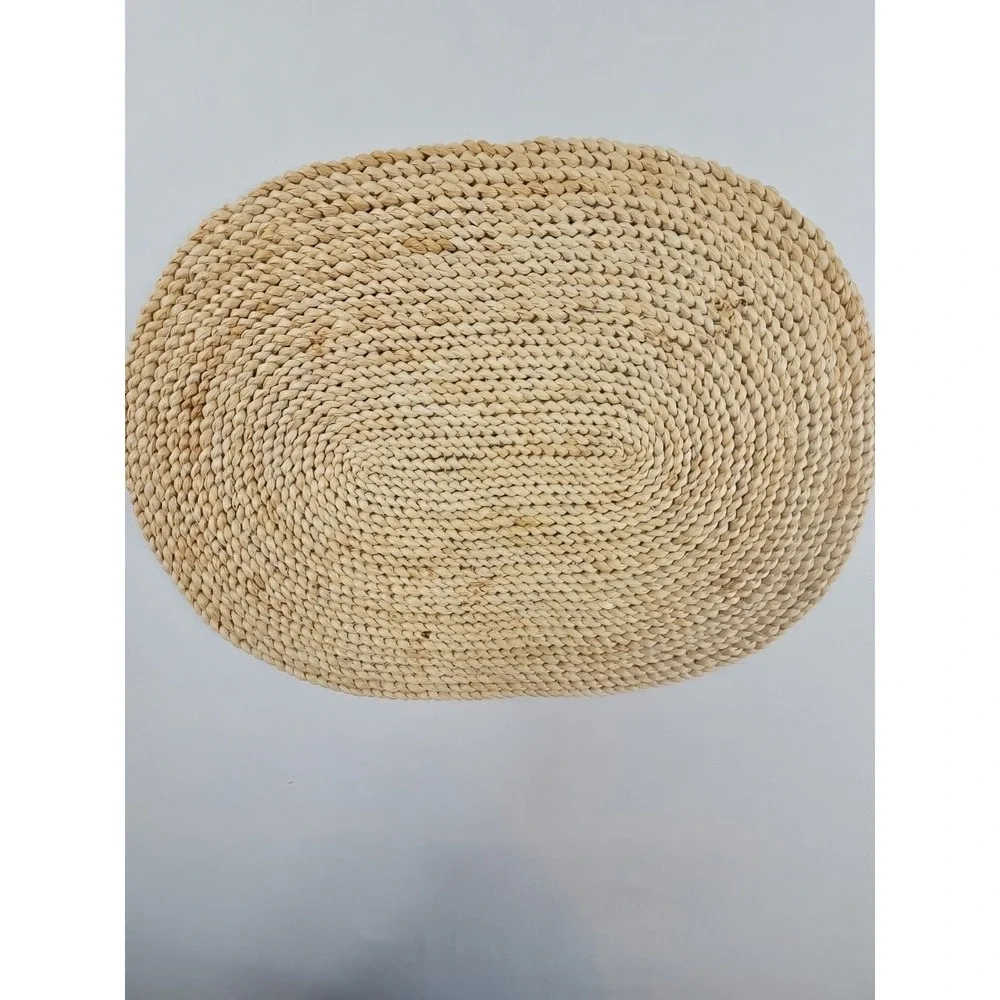 5‎ Vintage Boho Seagrass Hand Woven Placemats Chargers 17.5